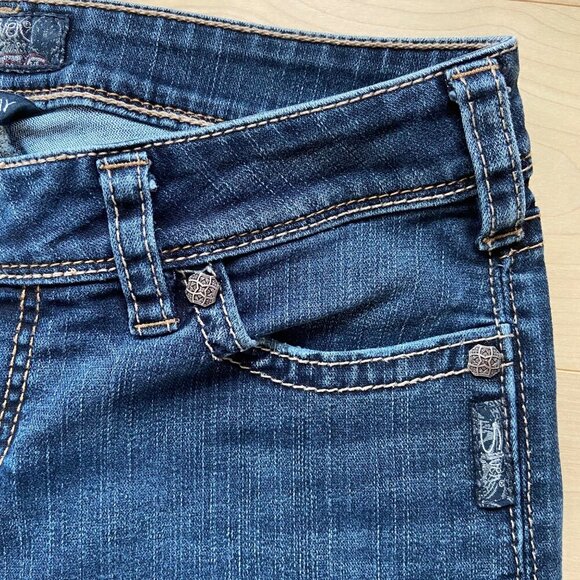 Silver Jeans style Tuesday Mid Rise Skinny Stretch Denim Pants in size 28 - Picture 6 of 12